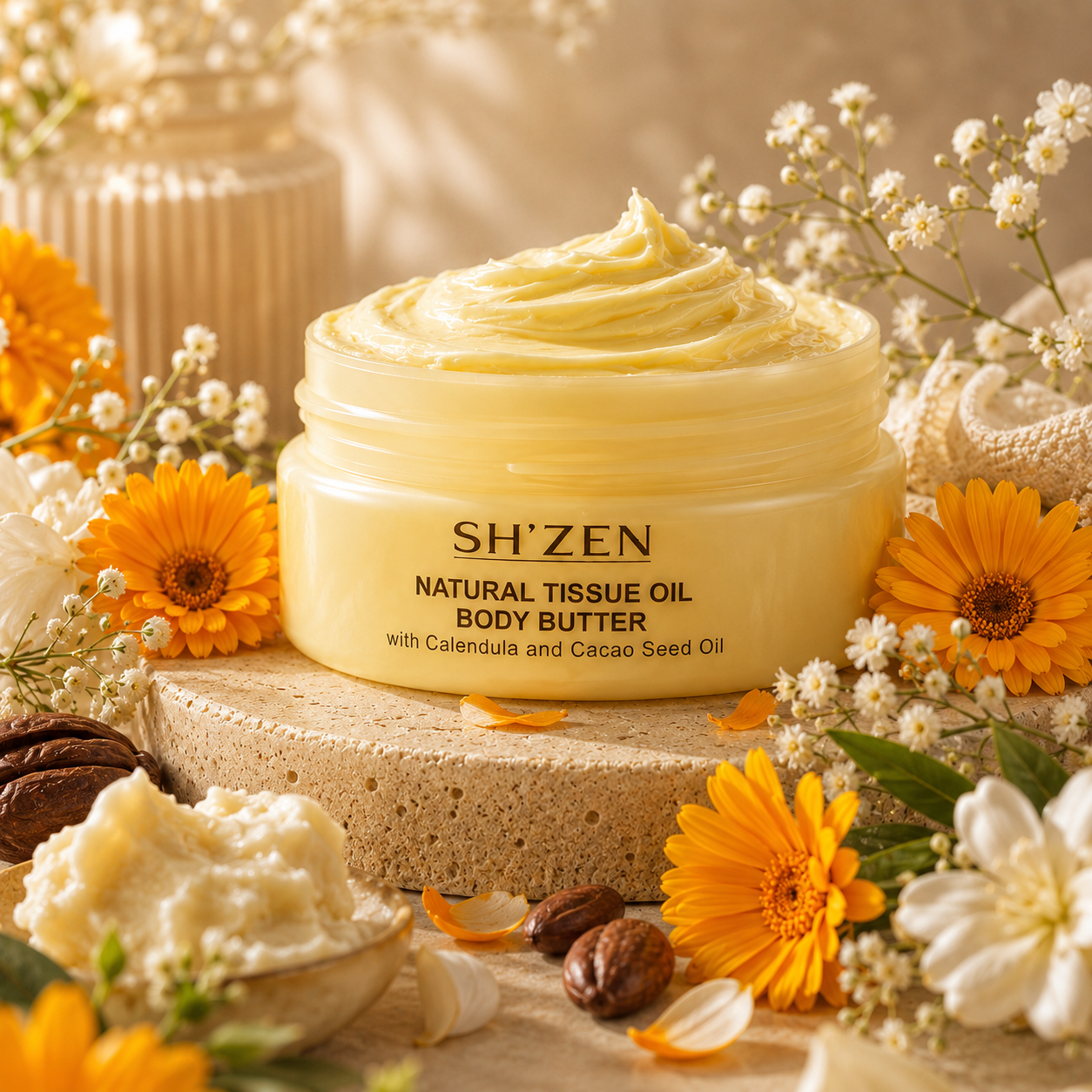 Valenza Nourish™ (SH'ZEN Natural Tissue Oil Body Butter - 150ml)