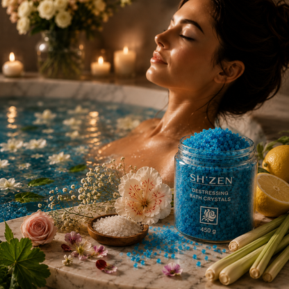 Valenza Unwind™ (SH'ZEN Destressing Bath Crystals - 450g)