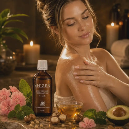 Valenza Serenity™ (SH'ZEN Destressing Massage Oil - 100ml)